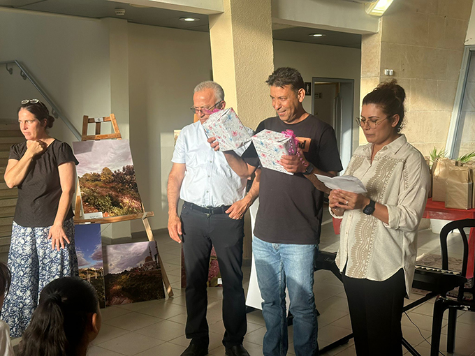 حفل توزيع الجوائز على المشاركين بمسابقة التصوير في وادي قانا